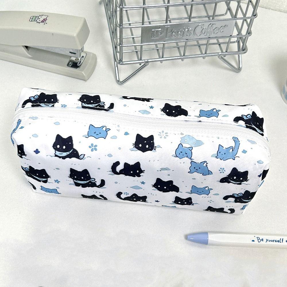 Multifunctional Pencil Case Large Capacity Stationery Bag Simple Pen Box Boys/Girls