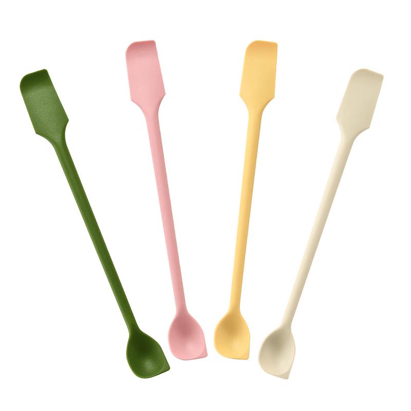 4-Piece Silicone Spatula & Scraper Set for Baking