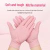 INTCO Medical Disposable Pink Nitrile Protective Gloves - 1 Box