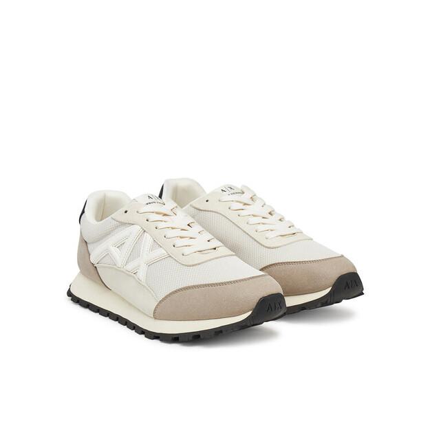 Мужские кроссовки Armani Exchange Xux263 xv942 u660 бежевые