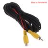 Rca Male Female Car Reverse Rear View Camera Video Extension Cable Cord 6-20M