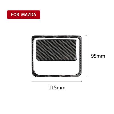 Für Mazda 3 Axela 17-18 Kohlefaser Vordere Ablage Handschuhfach Griff Abdeckung Zierleiste x
