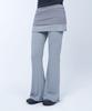 Laailai Folded Colorblock Skirtpants (Grey)