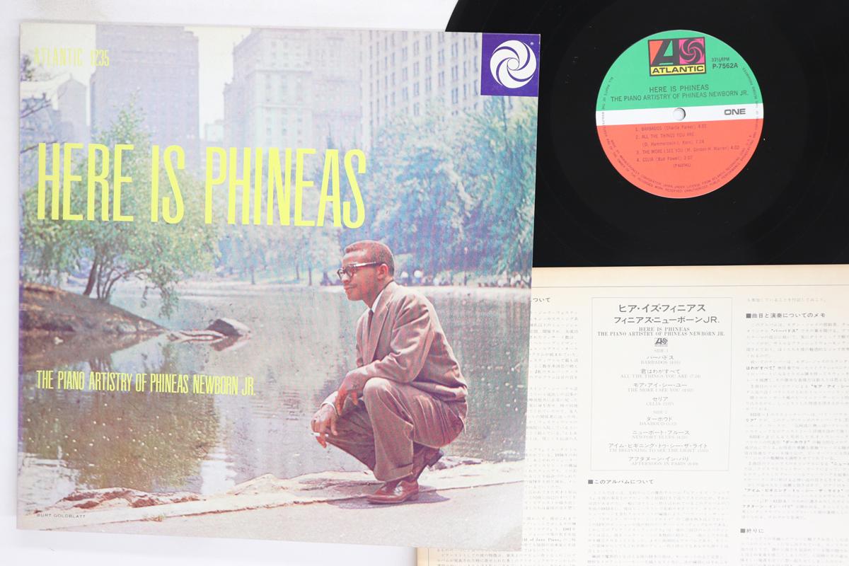 

LP Пластинка PHINEAS NEWBORN JR. Вот Пинеас Фортепианное Искусство P7562A ATLANTIC 1977 Япония Джаз Б/У