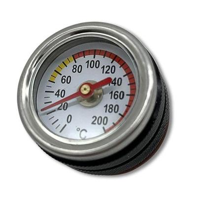 JYFACTORY Motorrad Motorrad Temperaturmesser Universell Kompatibel Z GP Zephyr Schwarz Schwarz