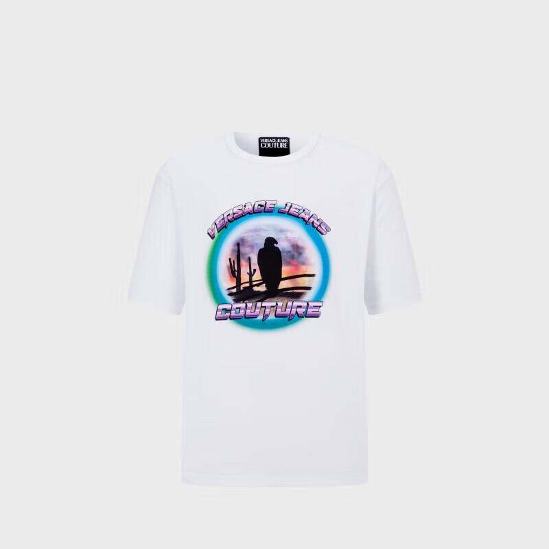Мужская футболка с принтом и коротким рукавом VERSACE JEANS COUTURE XL