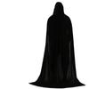 Mantello con Cappuccio Cosplay Medievale Lungo Mantello Festa di Halloween Donne Uomini Adulto Lungo Mago Stregoneria Wicca Veste Nascondere Abito Rievocazione