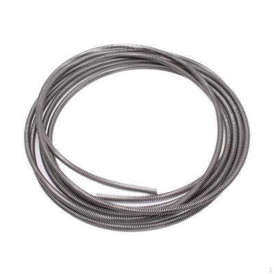 16 Feet Brake Line Protector Replacement Gravel Guard Spring Stainless Steel for 3/8" Tube Simple
