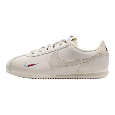 Tênis Cortez GS Mini Swoosh Infantil Creme Pérola Suave Azul Cometa IH7655-001
