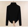 Women's Thermal Half-High Neck Brushed Long-Sleeve Base Layer Top for Autumn/Winter