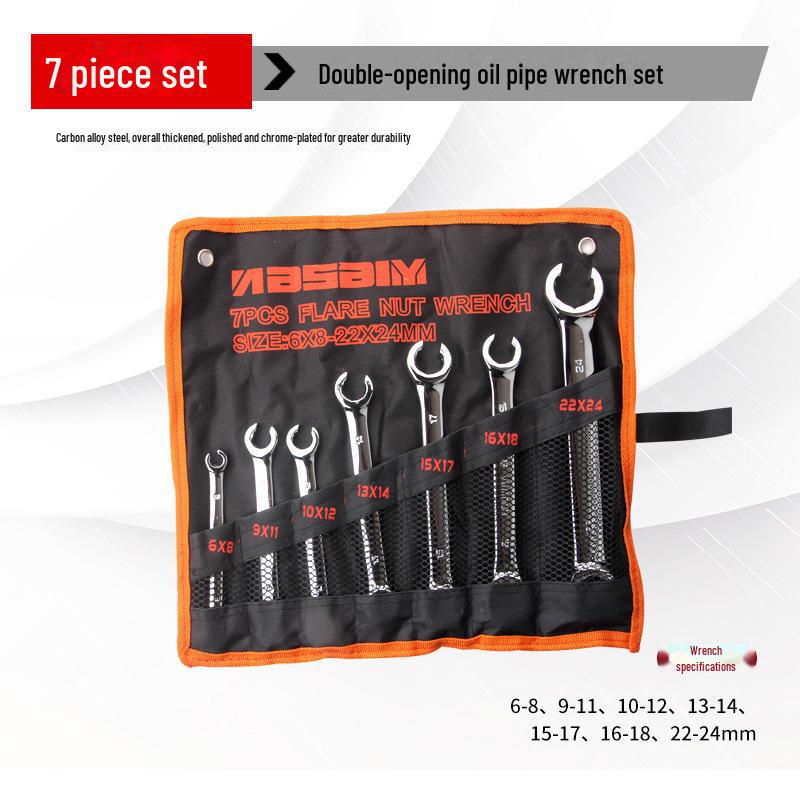 Hexagonal Double-Head Open End Oil Pipe Wrench