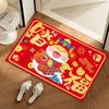 Non-slip Spring Festival Door Mat Cartoon Entrance Feet Mat Traditional Entrance Door Rug  Holiday
