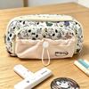 Cartoon Snoopy Drawstring Pencil Case Student Cute Cartoon High-value Large-capacity Multi-layer Stationery Storage Bag Gift