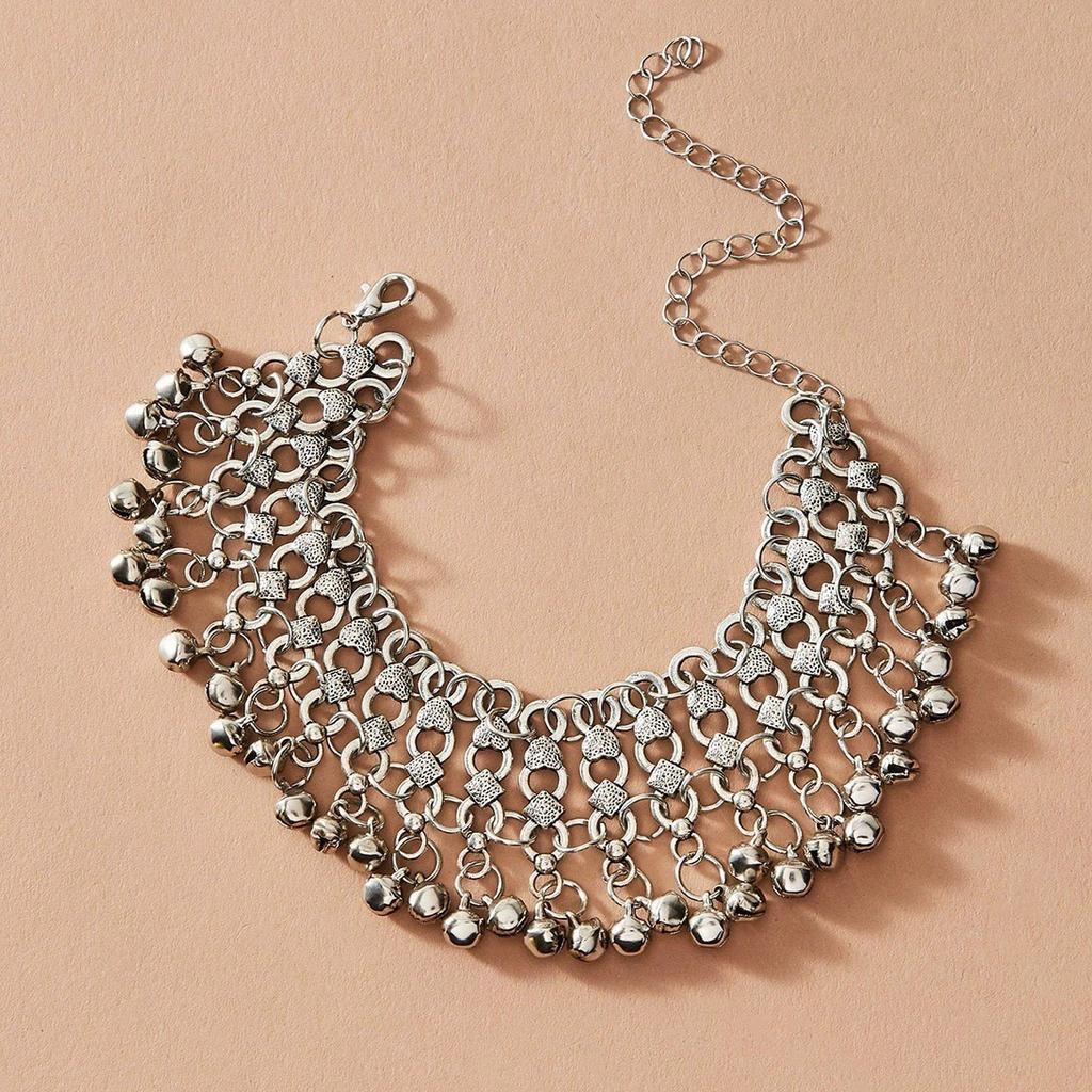 Fashionable Retro Foot Decoration Beach Bell Tassel Chain