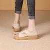 Leather open-toed soft leather sandals fashion retro versatile flat non-slip fashion casual shoes single shoes