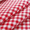 Simple Red and White Checkered Cotton Polyester tablecloth,Christmas Gift, Stocking Stuffers, Valentine's Day Gift, Couple's Gift, Girlfriend Gift