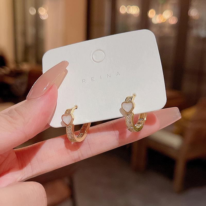 Exquisite S925 Silver Bow Earrings - Korean Micro-Inlaid Design