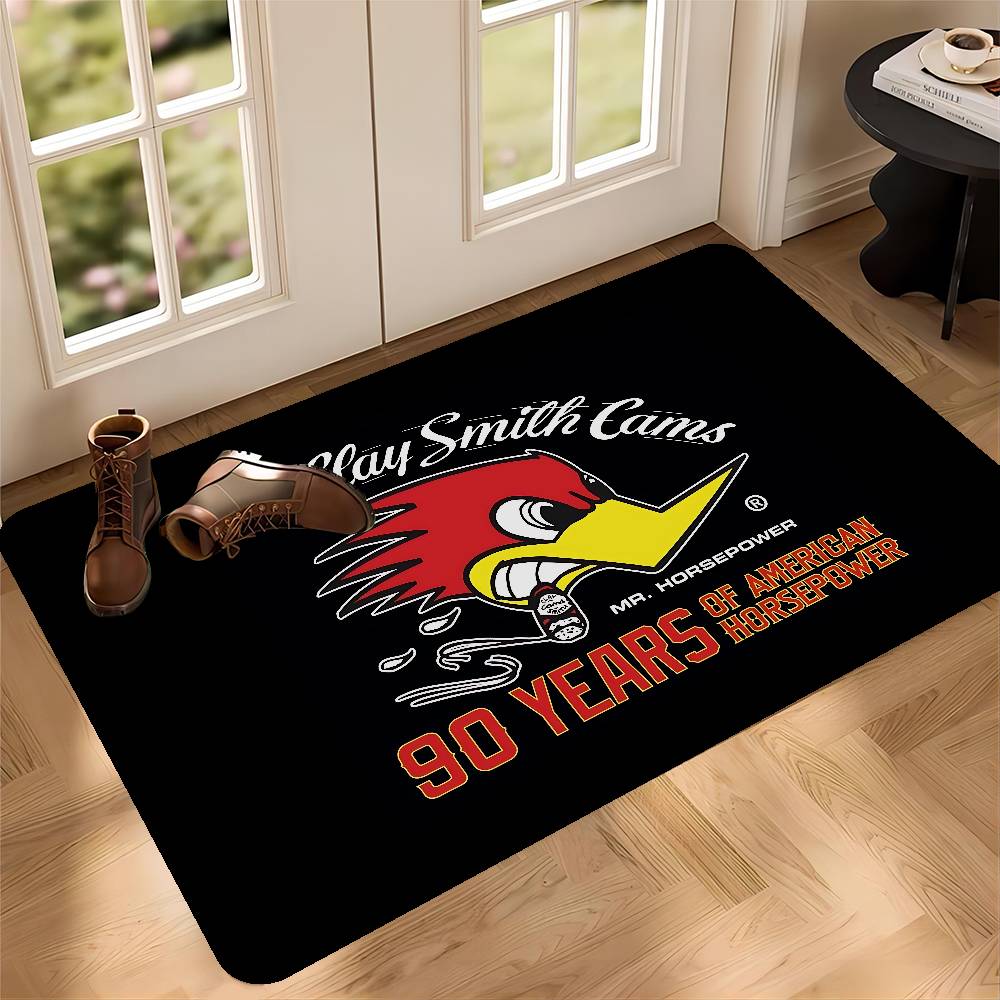 

Mr H-Horsepower Clay Smith Door Mat Nordic Style Bedroom Living Room Doormat Home Balcony Anti-Slip Alfombra 50x80cm