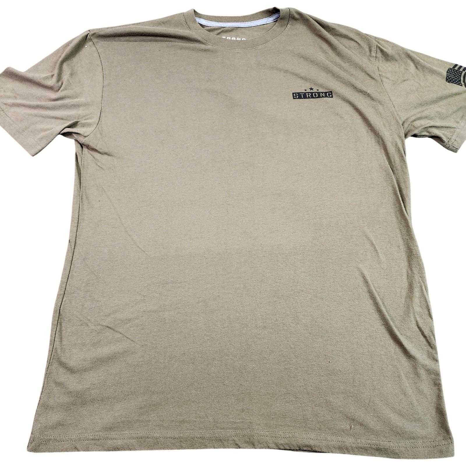 Lincoln Outfitters Shirt Mens Medium Beige By Land Tank USA Flag Graphic Tee Unisex T-Shirt XXXXL