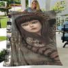 Junji Ito Tomie Kawakami Ghost Soft Plush Blanket,Flannel Blanket Throw Blanket for Living Room Bedroom Bed Sofa Picnic Cover