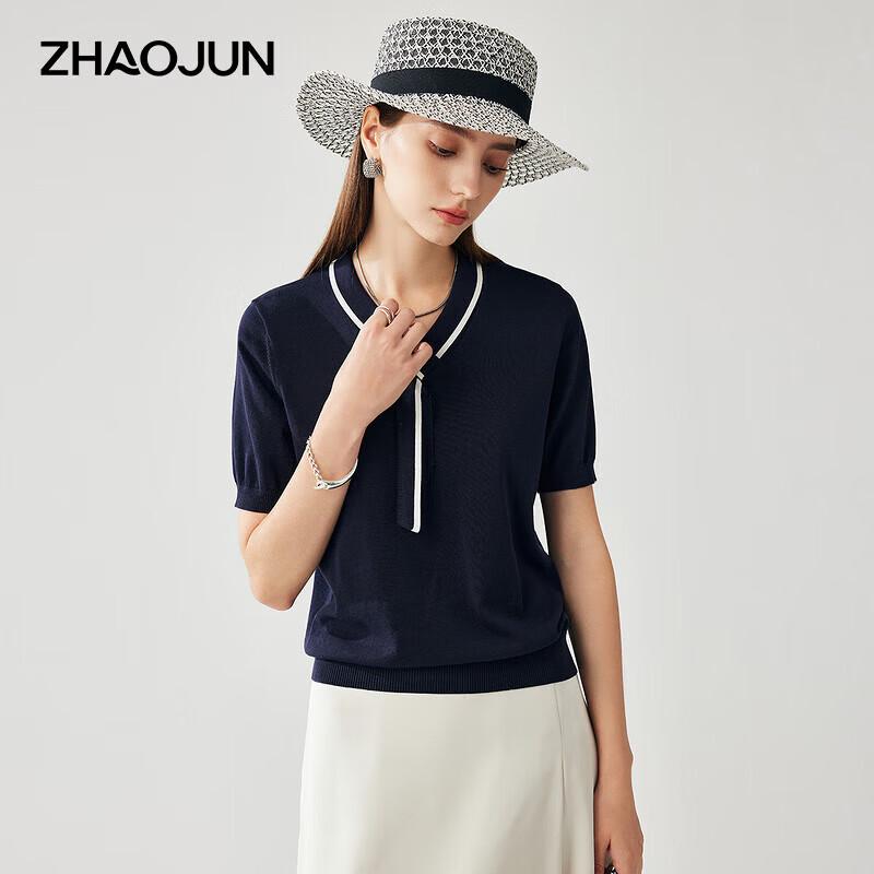 Women s Silk Blend V-Neck Knit Top XL