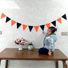 Outdoor Kindergarten Festival Flag Decoration - Non-woven Fabric Pull Flower Pennant