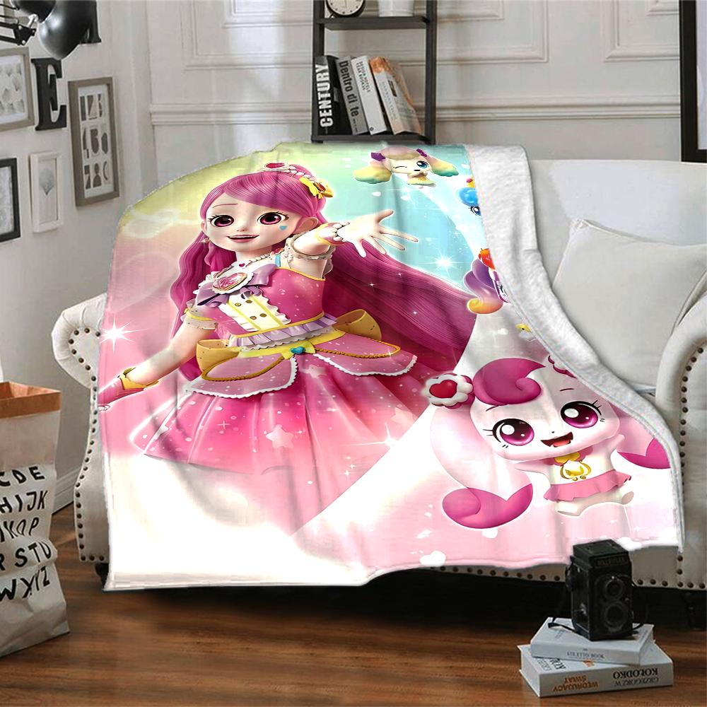 1pc Catch Teenieping Magic Sweethear (4) Blanket, Gift, for Men and Women, Soft Blanket, Good for Sofa Bed Couch Travel, Lightweight Flannel Blanket