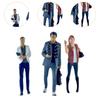 3Pcs 1/64 People Figures, Businessman and Secretary Figures for Diorama Miniature Scene Decor