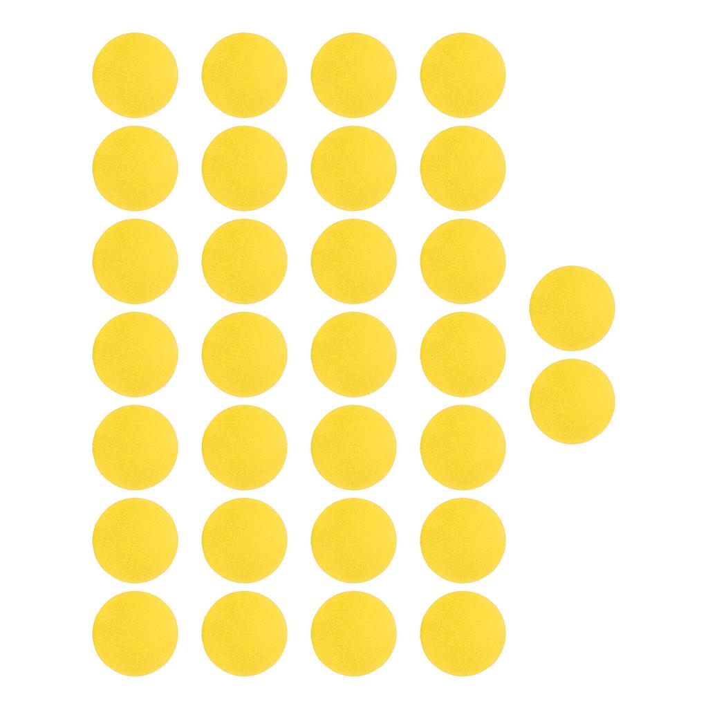 30pcs 21.5mm EVA Foam Golf Balls Soft Foam Practice Golf Balls for Indoor and Outdoor Training