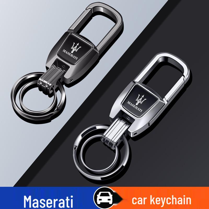 Portachiavi Auto Maserati Quattroporte Ghibli Grecale in Lega di Zinco Ciondolo Premium