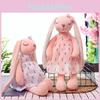 Adorable Plush Bunny Doll Soft Long-eared Stuffed Animal With Pink Fur 45cm To 65cm