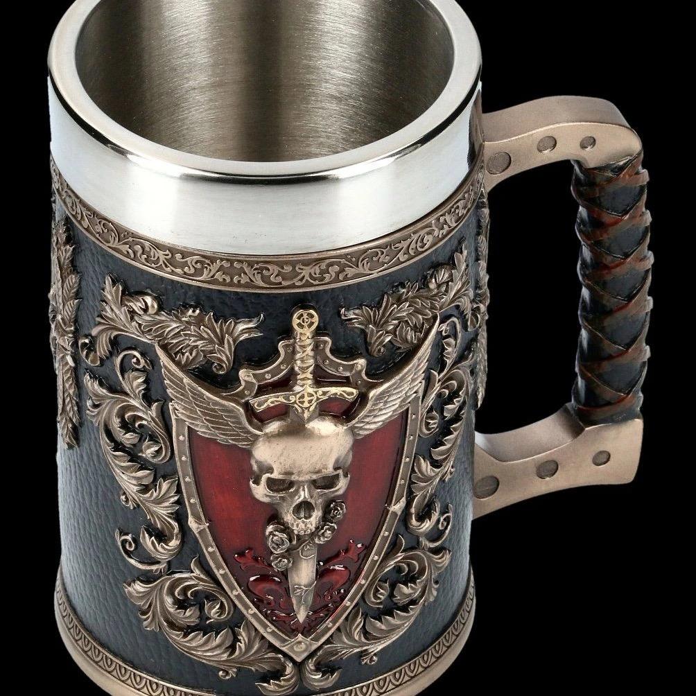 Vintage-Style Stainless Steel Beer Mug – Large Capacity Coffee & Tea Cup for Home, Pub, or Party
