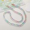 Anti-Slip Acrylic Phone Chain Vintage Crossbody Lanyard Luxury Portable Phone Strap  For Women
