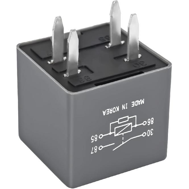 Automotive Relay 15328864 (Pack of 2) – D1741C 12V 40A 4-Pin SPDT Automotive Relay 12193604 13503102 Replacement – A/C Compressor, Starter & Fan