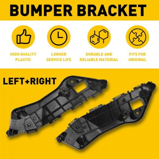 Fit Front Rav4 Toyota Bumper 2018 2017 Brackets Set Pair 2016 Pair Retainers