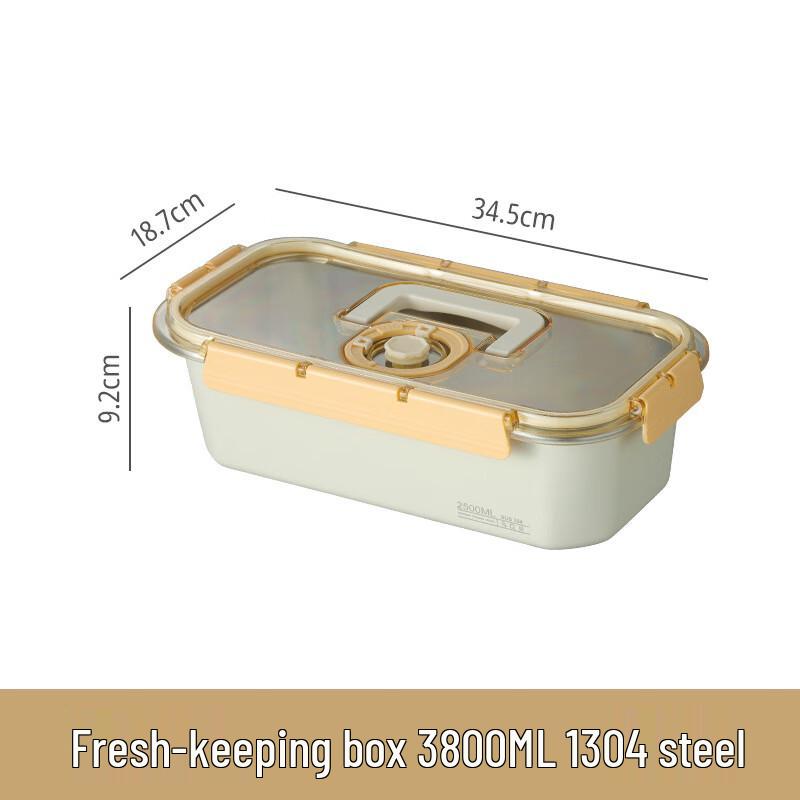 304 Stainless Steel Rectangular Food Storage Container