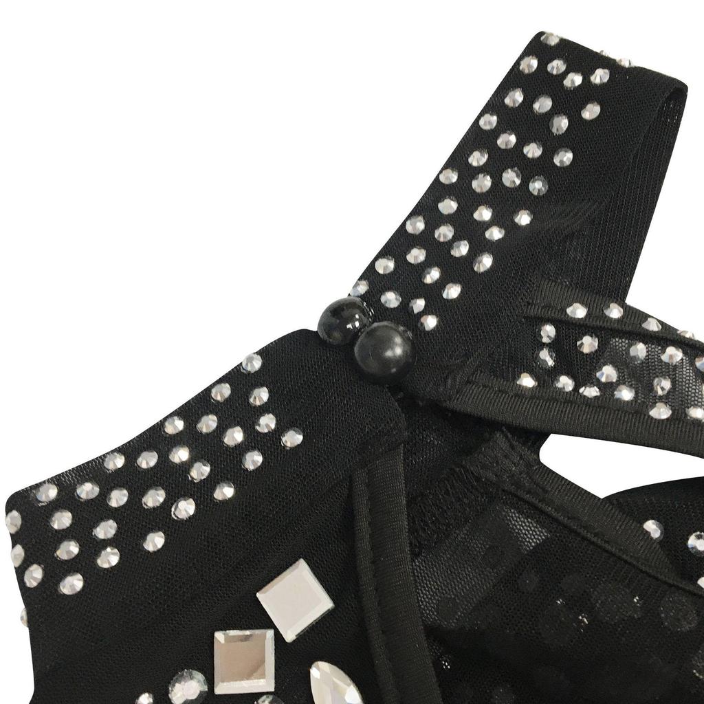 European and American Fashion One-Shoulder Asymmetrical Cut-out Backless Dress