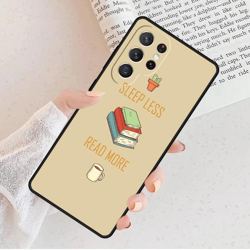 Read More Books Phone Case For Samsung Galaxy S25 S23 S30 S8 S21 S20 FE S24 S22 Note 10 20 S8 Plus Lite Ultra