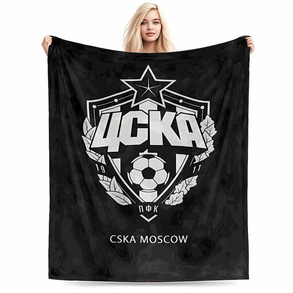 CSKA Moscow Football Logo Blanket for all seasons blanket lunch break throw gift