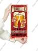 Putuo Decor Vintage German Metal Tin Sign  Rustic Wall Art for Home Office Cafe Farmhouse  Perfect Gift for Friends  Unique Deco