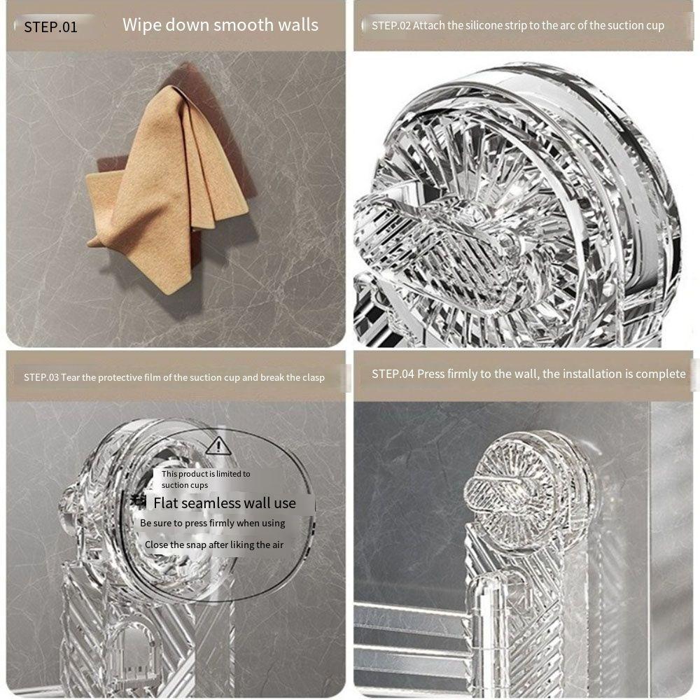 Wall-mounted Bathroom Towel Pole 180°Rotating Clothes Hanger Shelves Toilet Towel Rod Rag