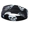 Halloween Print Headbands Women Girls Fashion Hair Bands Skull Vintage Cross Turban Bandage Bandanas Hairbands Hair Accessories
