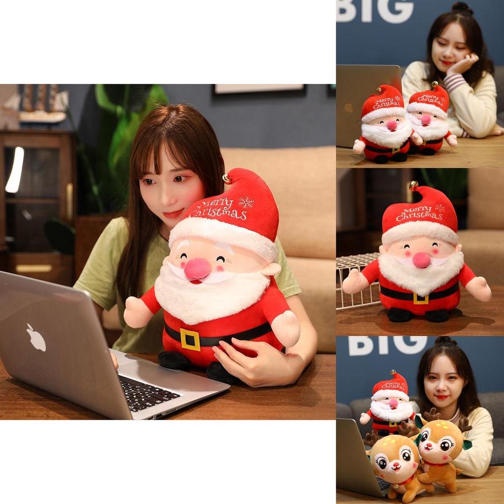 Cozy And Cute Santa Deer Plush Doll For Christmas Series Gift Ideas