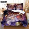 3D Digital Printing 2/3pc Quilt Cover Pilowcase Double Bed Set Cover Quilt Soft Beding Set Anime Characters Soft
