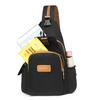 Large Capacity Backpack Water-Repellent Nylon Bag Multi-Functional Chest Bag Women's Travel Shoulder Bag