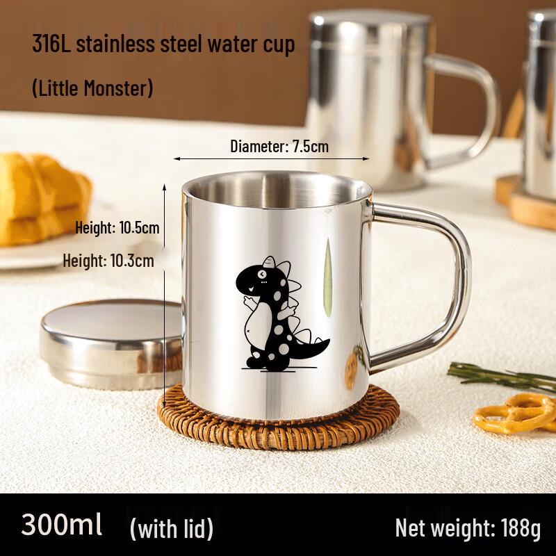 Shangqi Kids 316L Stainless Steel Double-Layer Cup