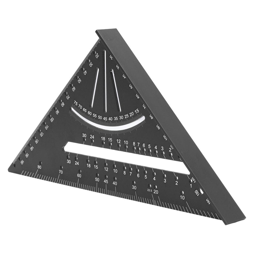 Aluminium   Lineal Klar Genaue Skalen 30 Grad  45 Grad  60 Grad    90 Grad  Rechtwinkliges Lineal für die Holzbearbeitung