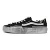 Vans Sk8 Reconstruct Round Toe Lace-Up Low-Top Skate Shoes Unisex Sneakers Black VN0009QSBP7
