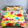 Colorful Star-shaped Splatter. Bedding Sets Duvet Cover Sets Duvet Covers Pillowcases(1 * Duvet Cover 2 * Pillowcases Without Duvet Insert)