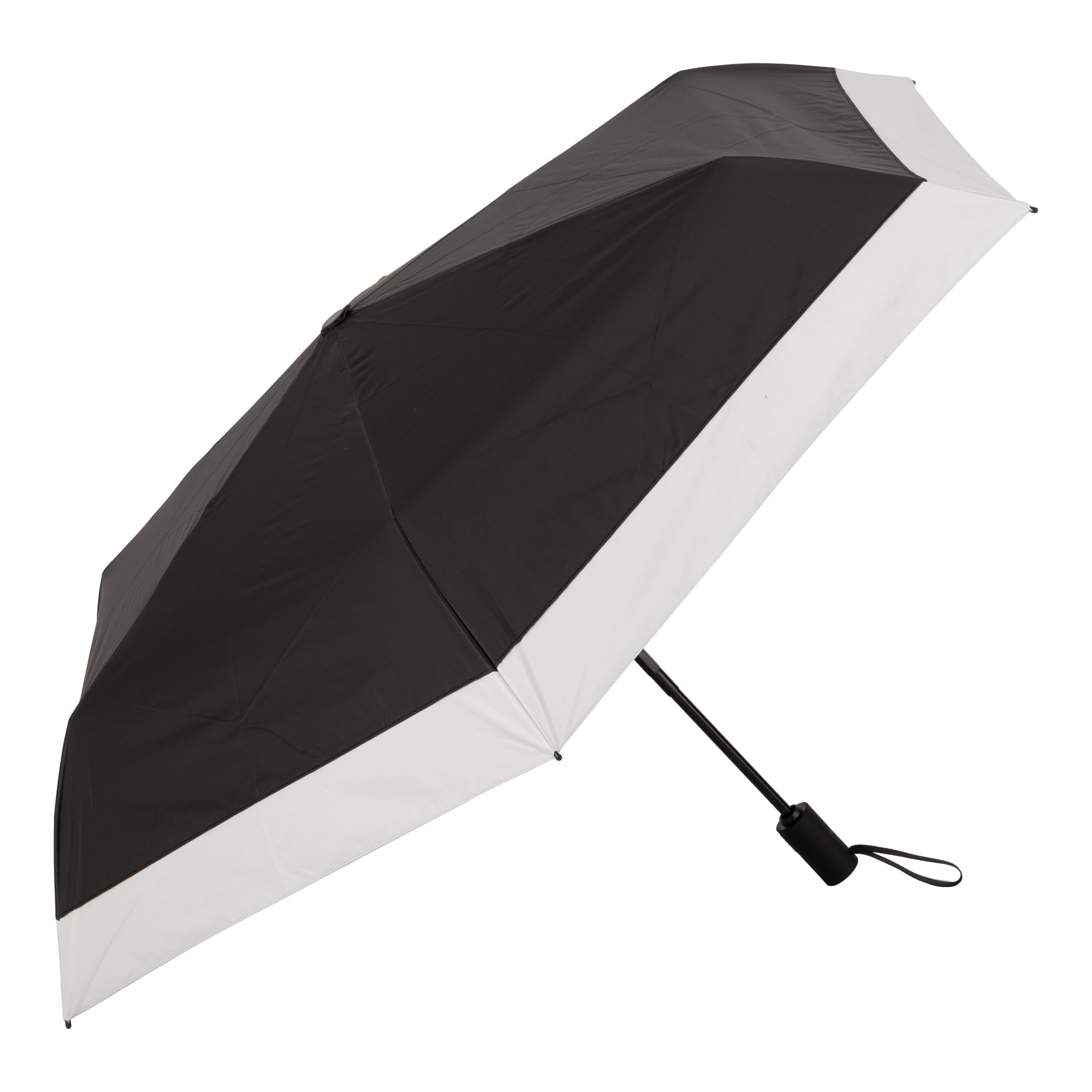 

Автоматический мини-зонт 55 см x Umbe+ с блокирующим свет механизмом открытия/закрытия, 6 спиц, черный, 503A-55M чёрный